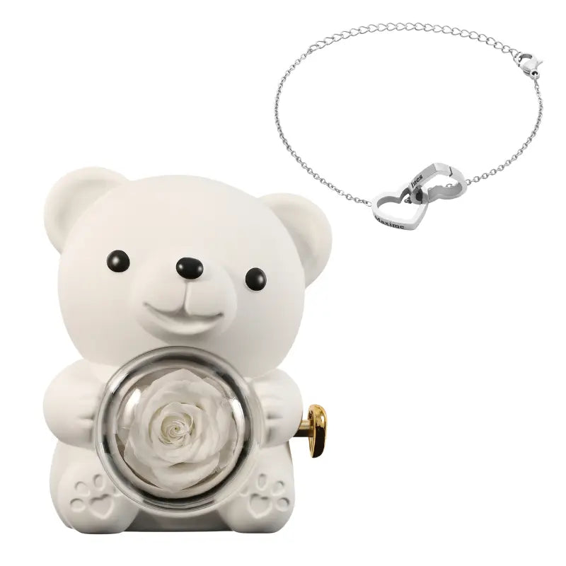 Ours Rose Éternelle con pulsera Gravé