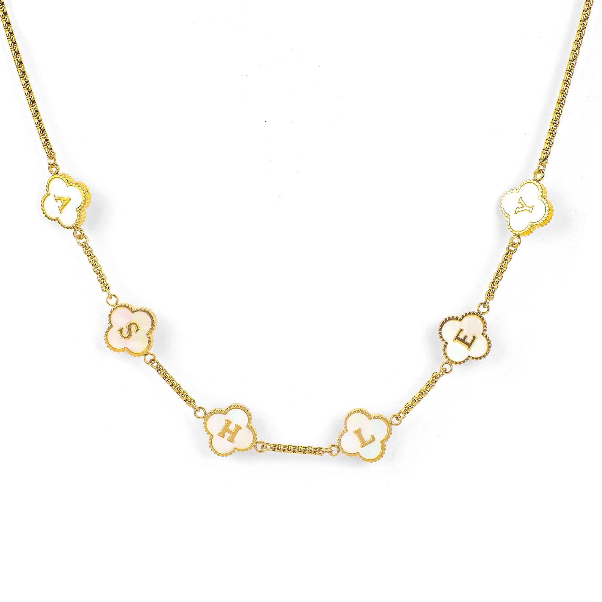 Collar con nombre personalizado Clover
