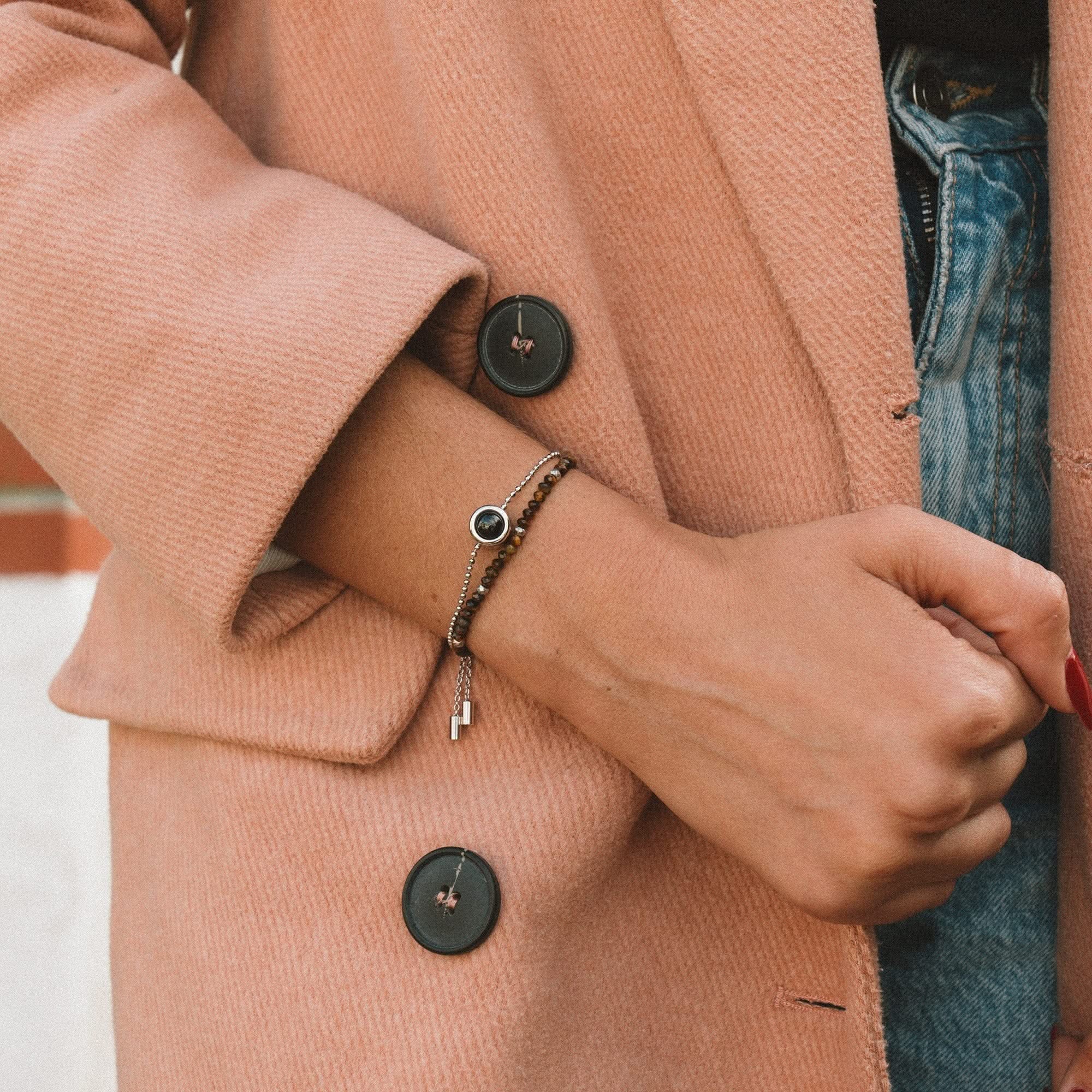 Pulsera de cristal personalizada