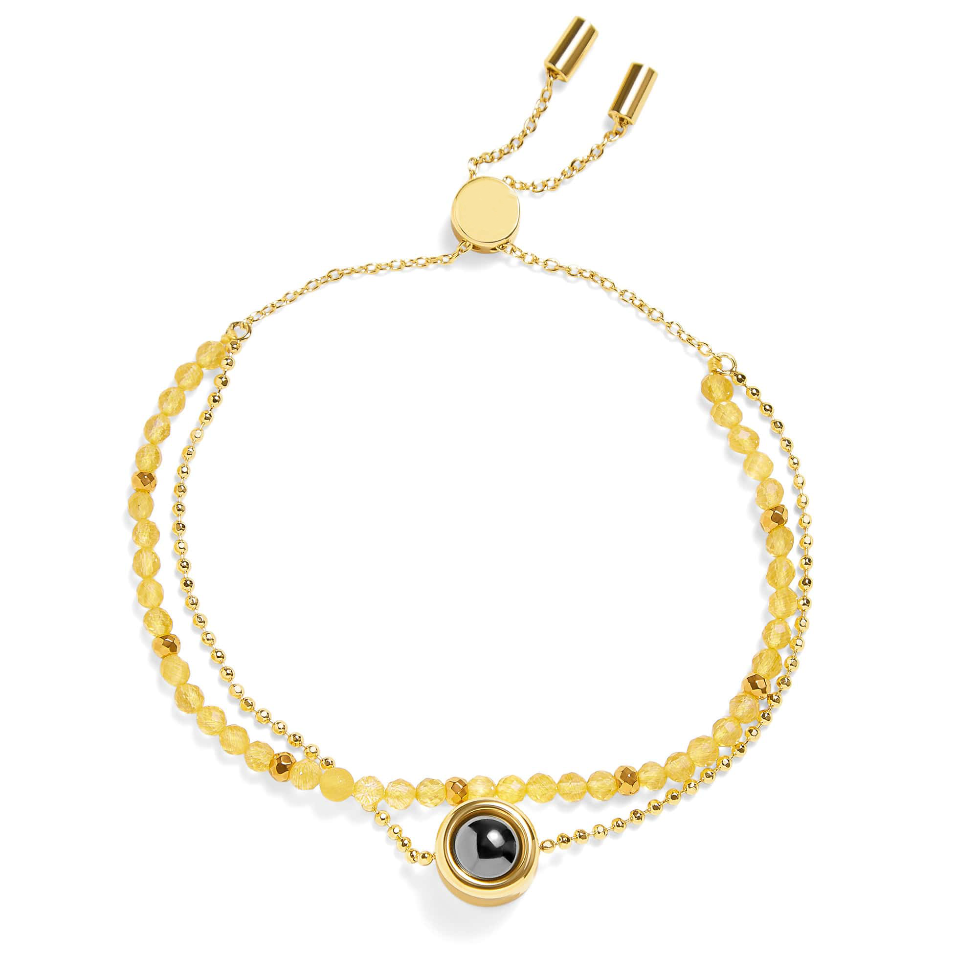 Pulsera de cristal personalizada