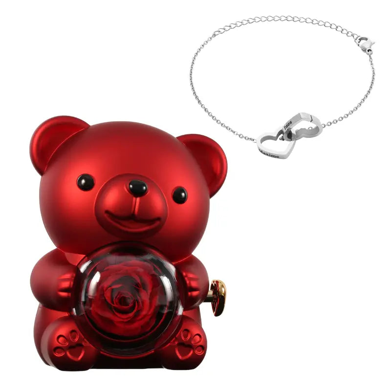Ours Rose Éternelle con pulsera Gravé