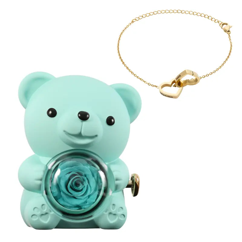 Ours Rose Éternelle con pulsera Gravé