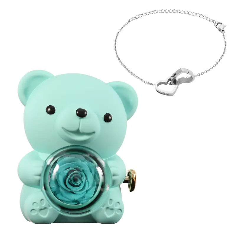 Ours Rose Éternelle con pulsera Gravé