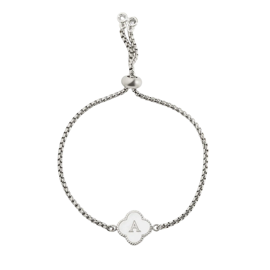 Pulsera personalizada con nombre Clover