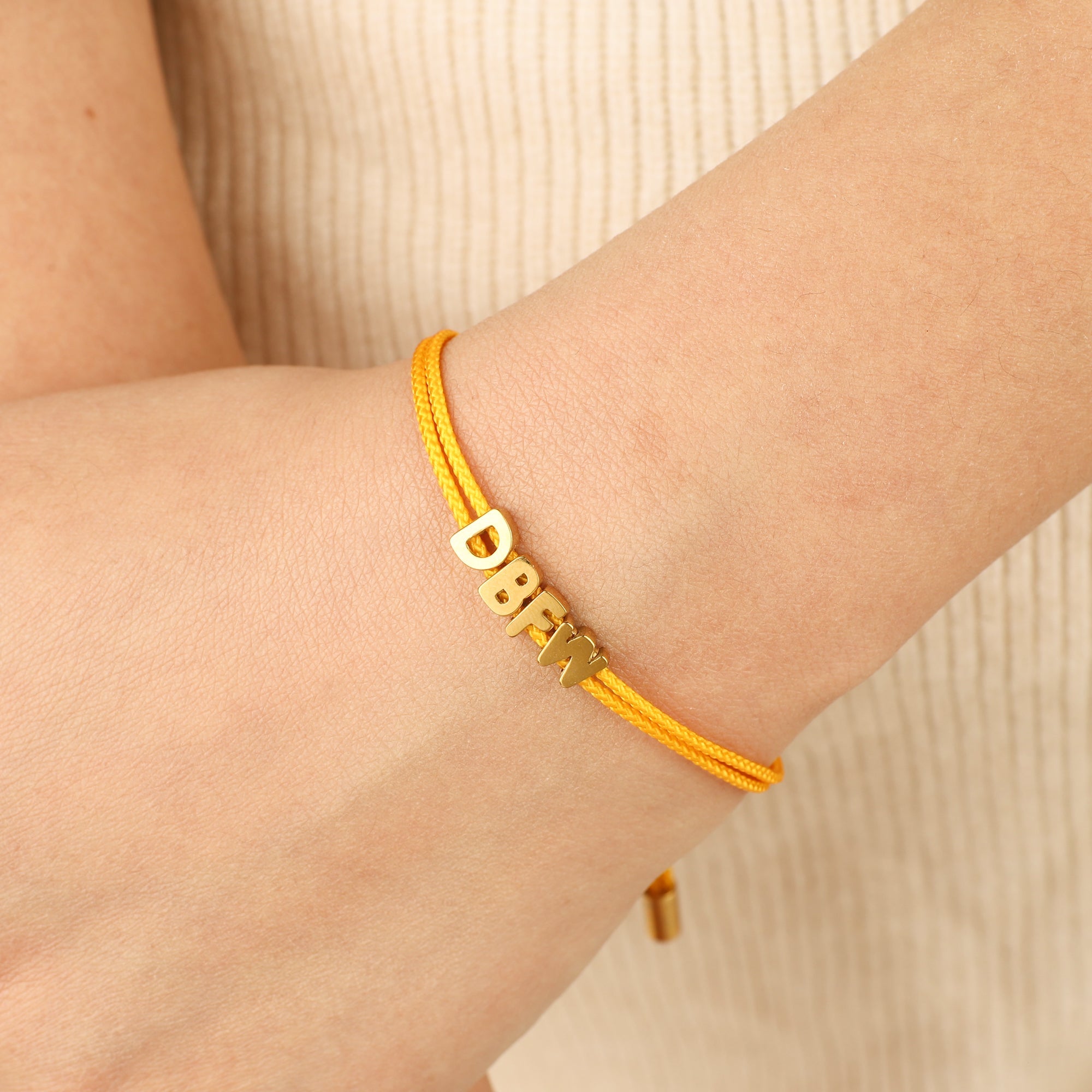 Pulsera personalizada ajustable con nombre