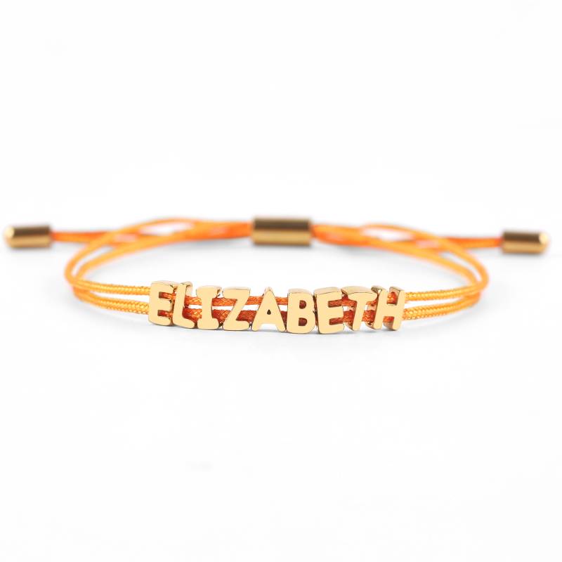 Pulsera personalizada ajustable con nombre