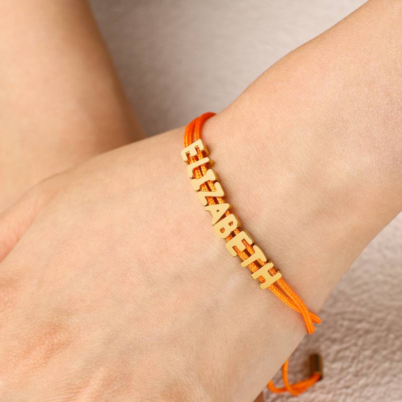 Pulsera personalizada ajustable con nombre