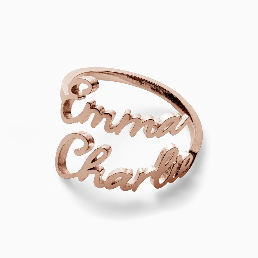 Anillo con nombre