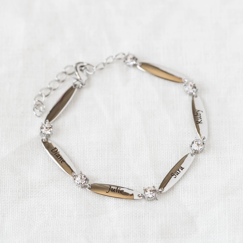 Pulsera personalizada con grabado