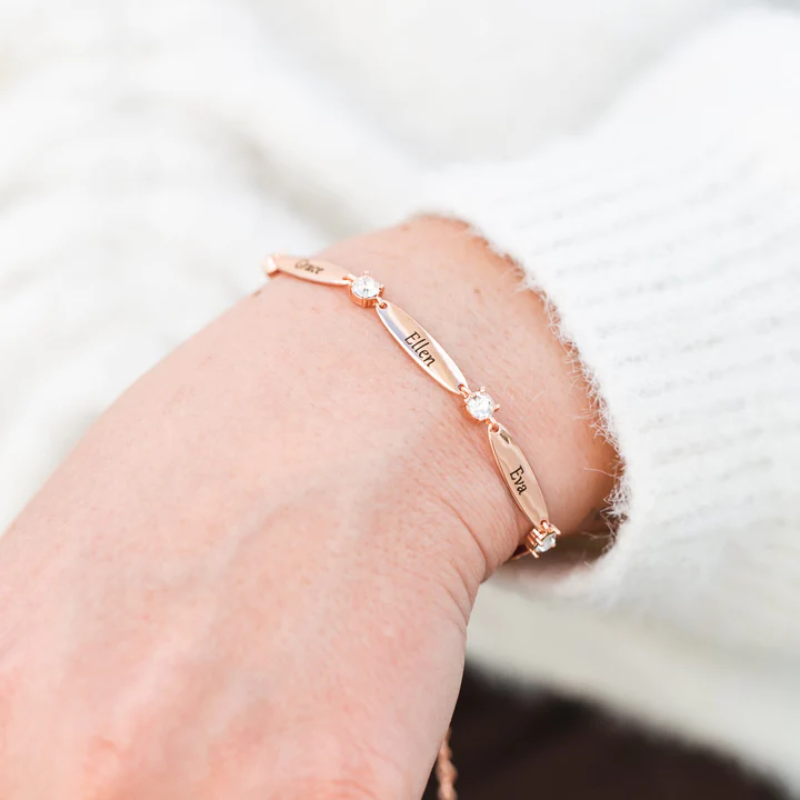 Pulsera personalizada con grabado