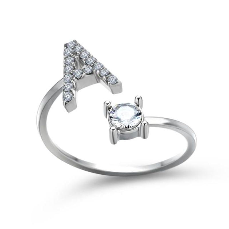Nuestra Rose Éternelle avec Bague Initiale