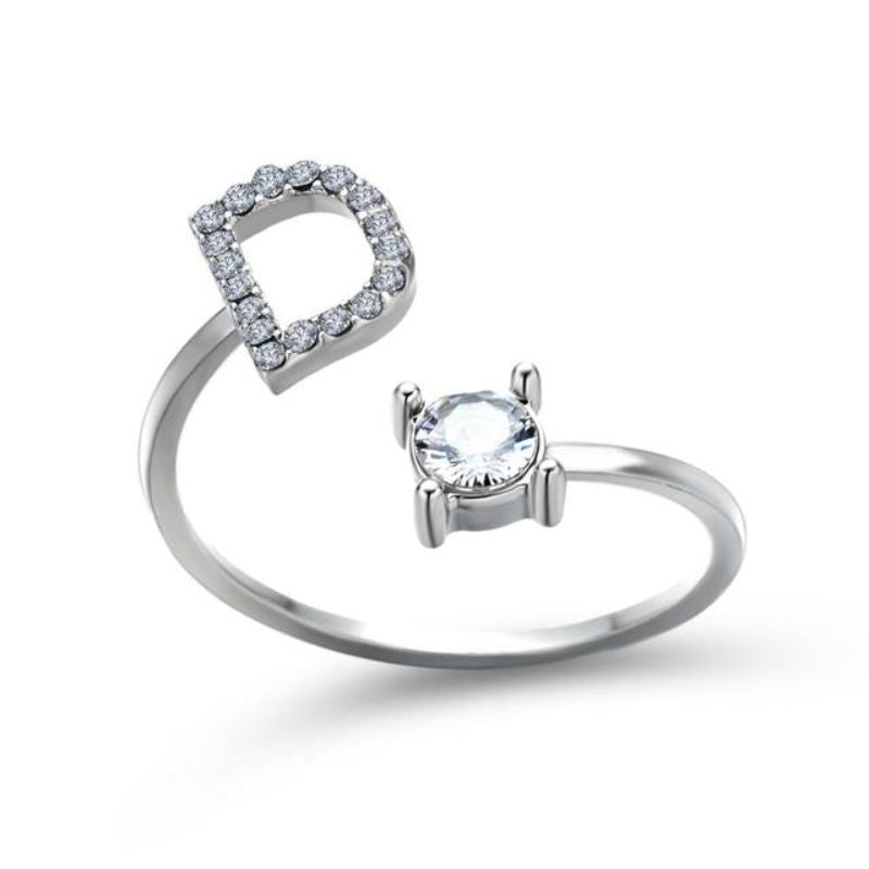 Nuestra Rose Éternelle avec Bague Initiale