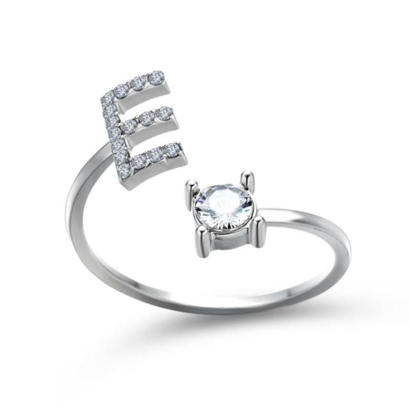 Nuestra Rose Éternelle avec Bague Initiale