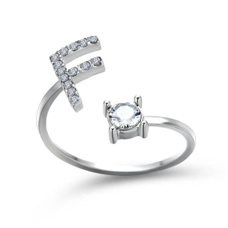Nuestra Rose Éternelle avec Bague Initiale