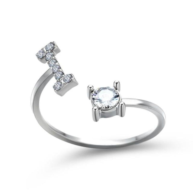 Nuestra Rose Éternelle avec Bague Initiale