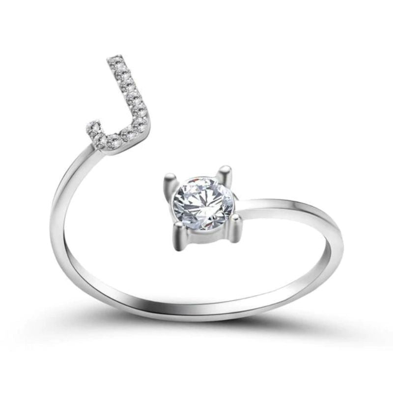 Nuestra Rose Éternelle avec Bague Initiale
