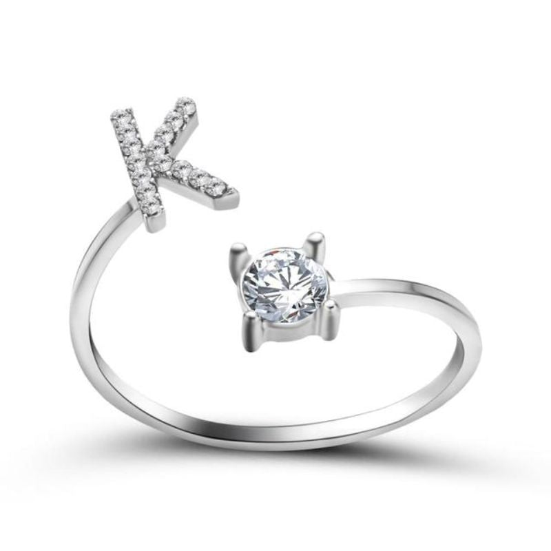 Nuestra Rose Éternelle avec Bague Initiale