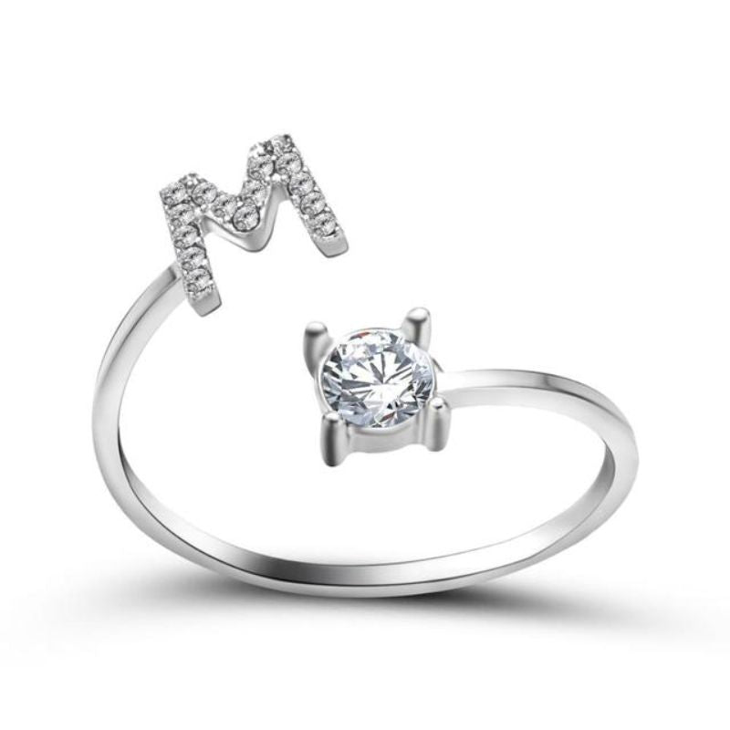 Nuestra Rose Éternelle avec Bague Initiale