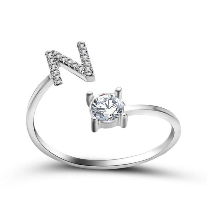 Nuestra Rose Éternelle avec Bague Initiale