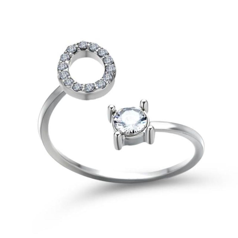 Nuestra Rose Éternelle avec Bague Initiale