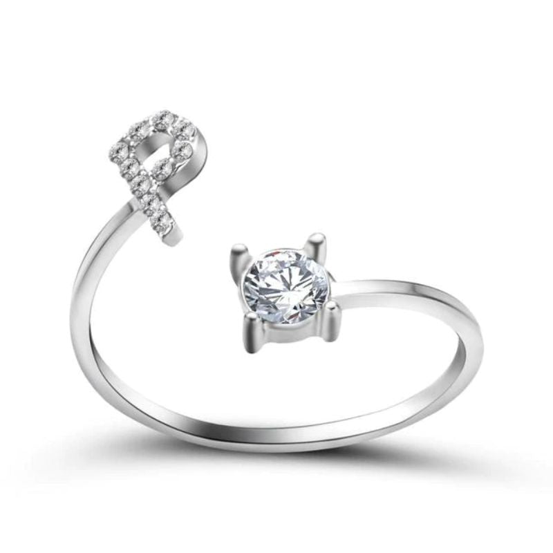 Nuestra Rose Éternelle avec Bague Initiale