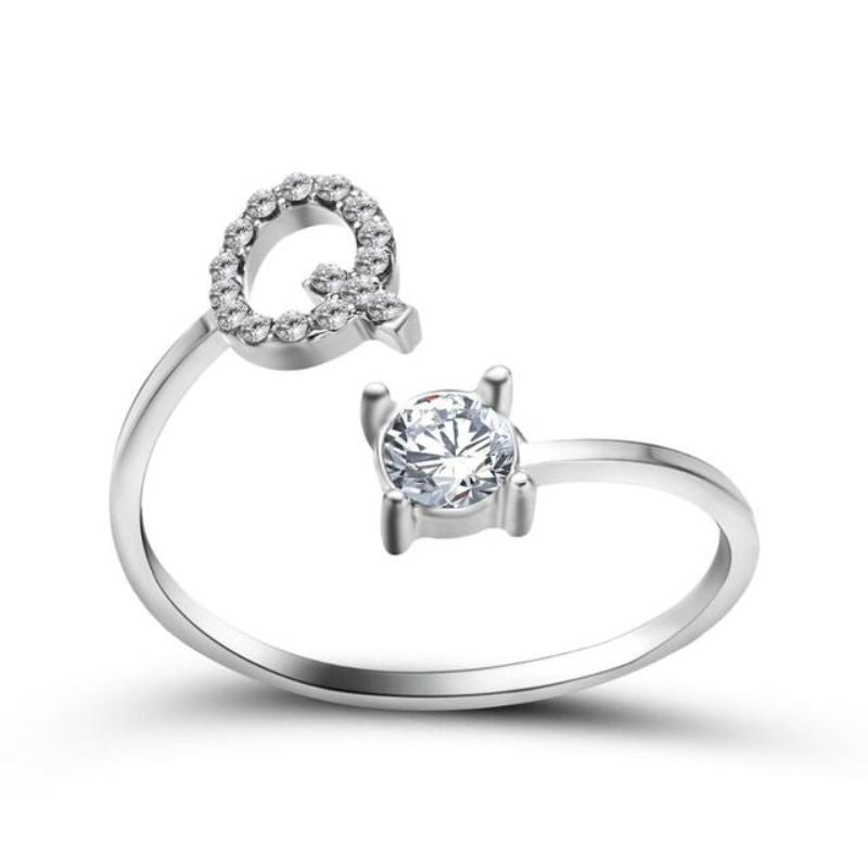 Nuestra Rose Éternelle avec Bague Initiale