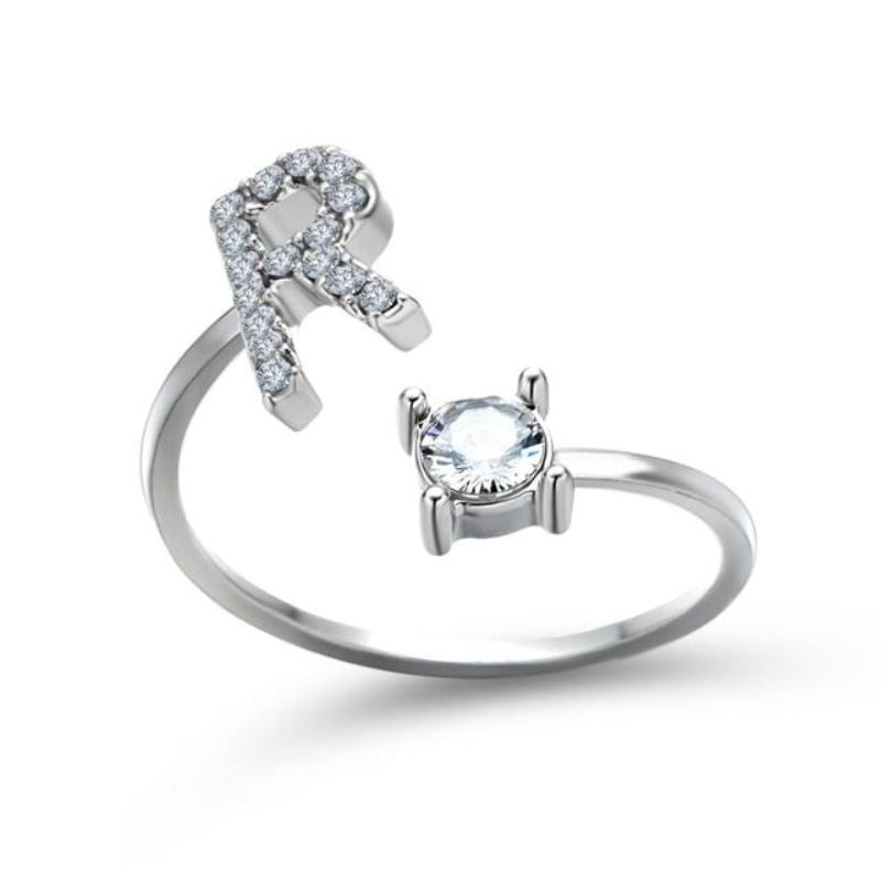 Nuestra Rose Éternelle avec Bague Initiale