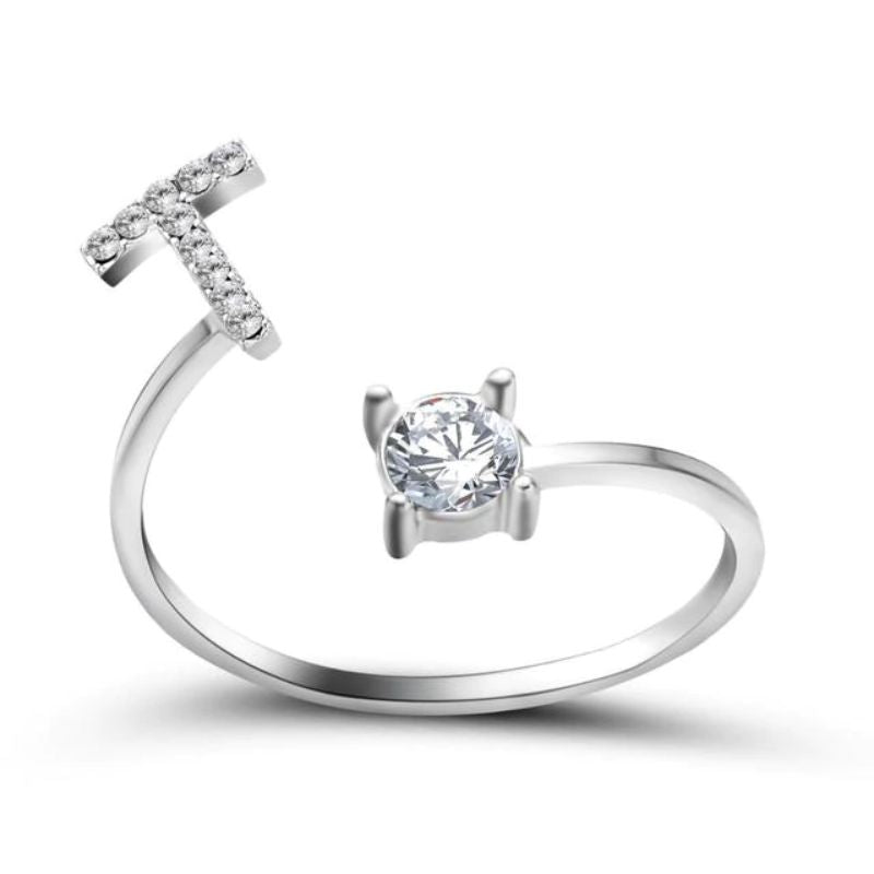 Nuestra Rose Éternelle avec Bague Initiale