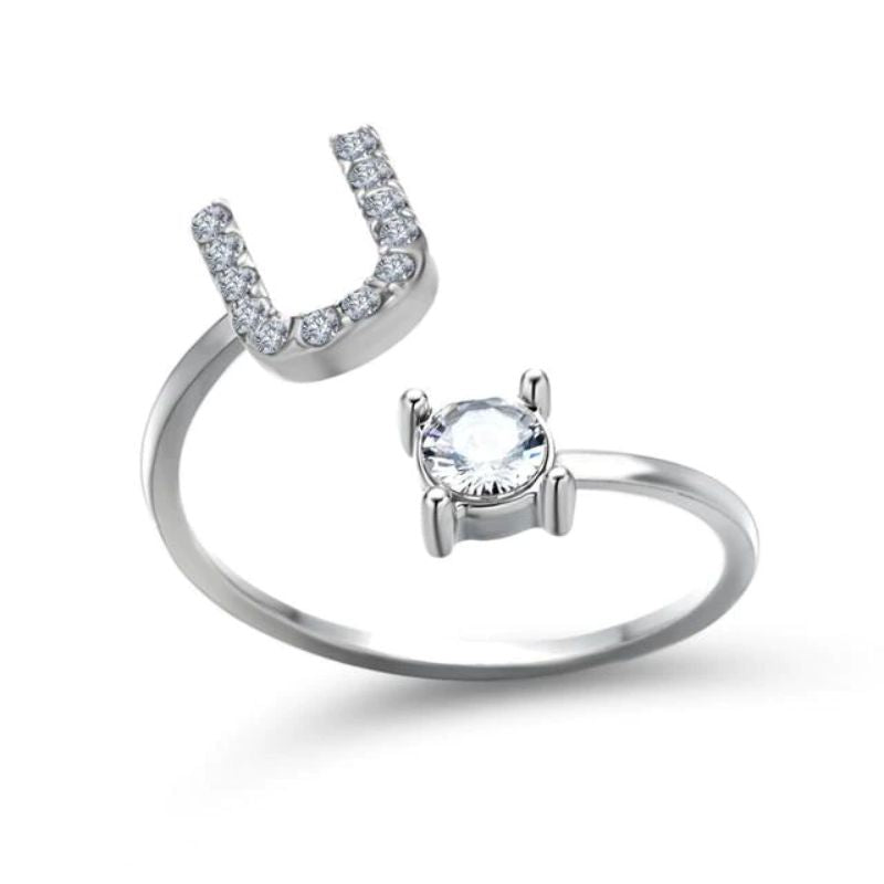 Nuestra Rose Éternelle avec Bague Initiale