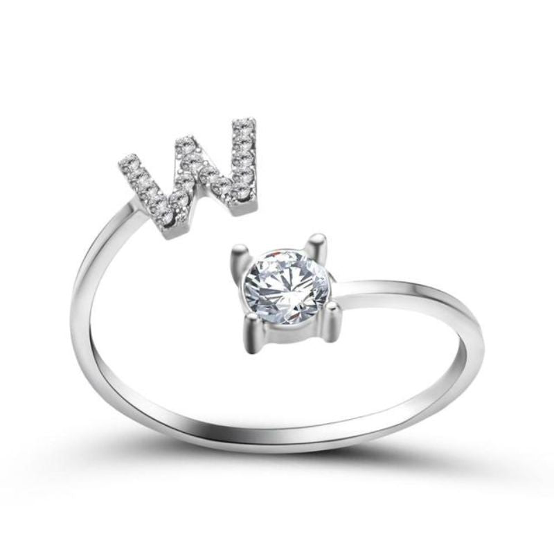 Nuestra Rose Éternelle avec Bague Initiale