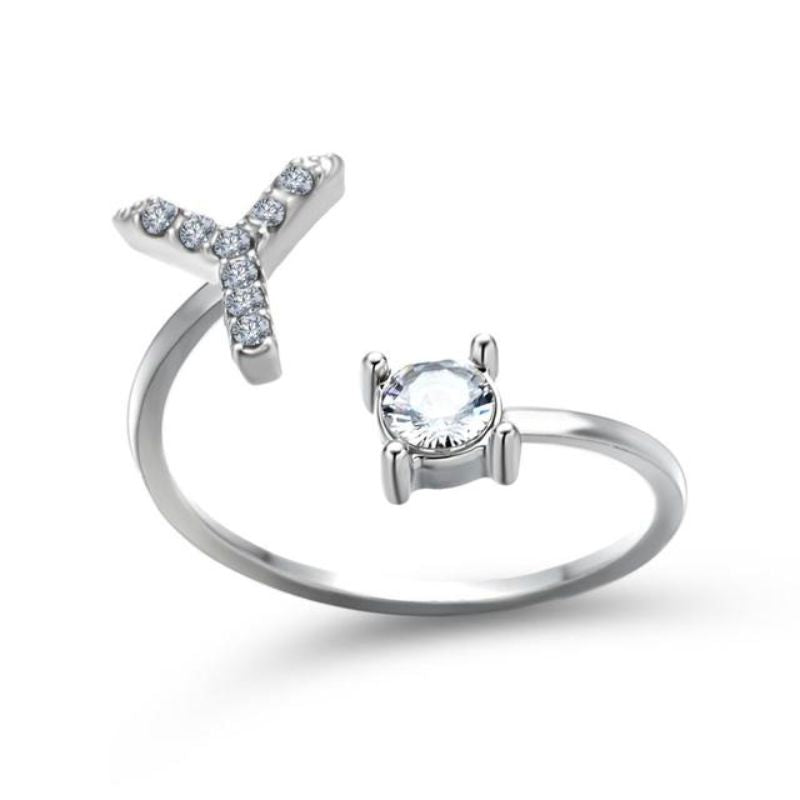 Nuestra Rose Éternelle avec Bague Initiale