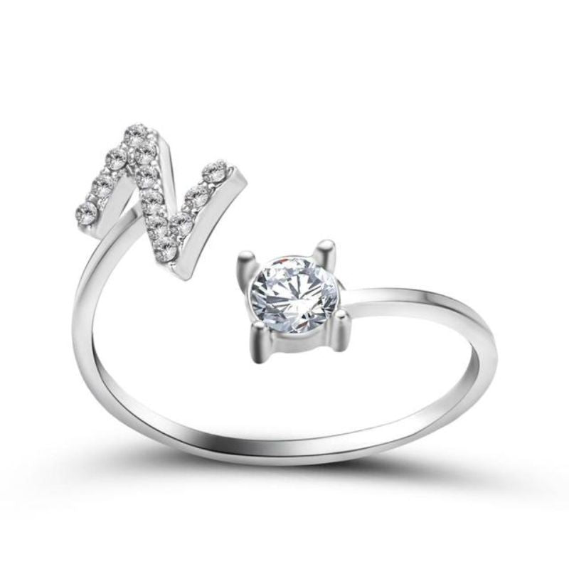 Nuestra Rose Éternelle avec Bague Initiale