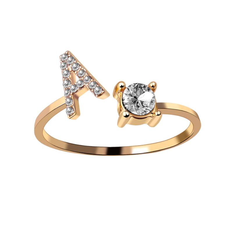 Nuestra Rose Éternelle avec Bague Initiale