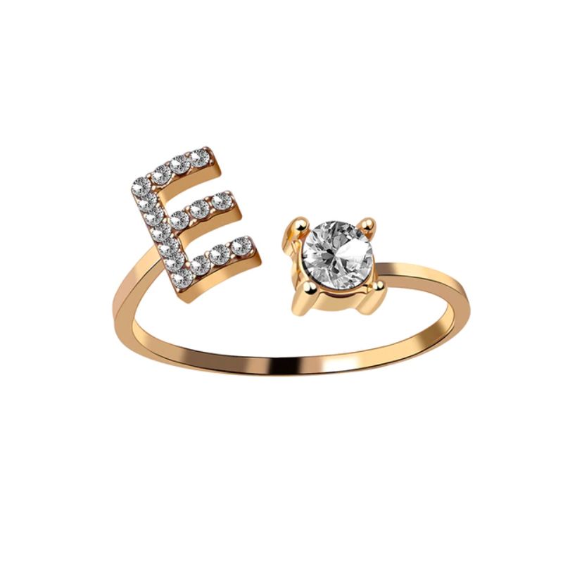 Nuestra Rose Éternelle avec Bague Initiale