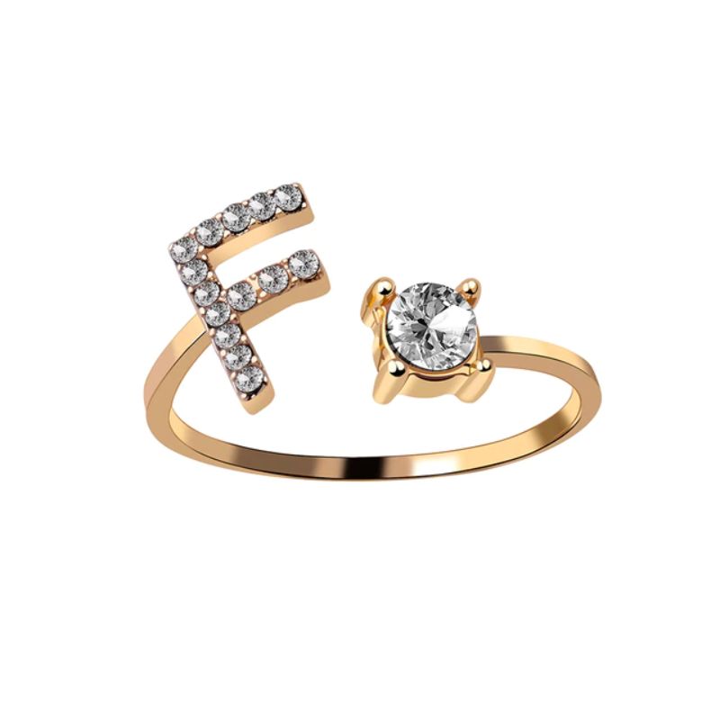 Nuestra Rose Éternelle avec Bague Initiale