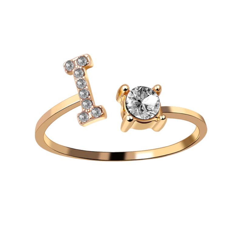 Nuestra Rose Éternelle avec Bague Initiale