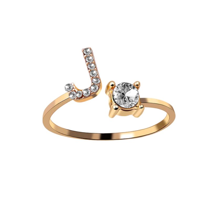 Nuestra Rose Éternelle avec Bague Initiale