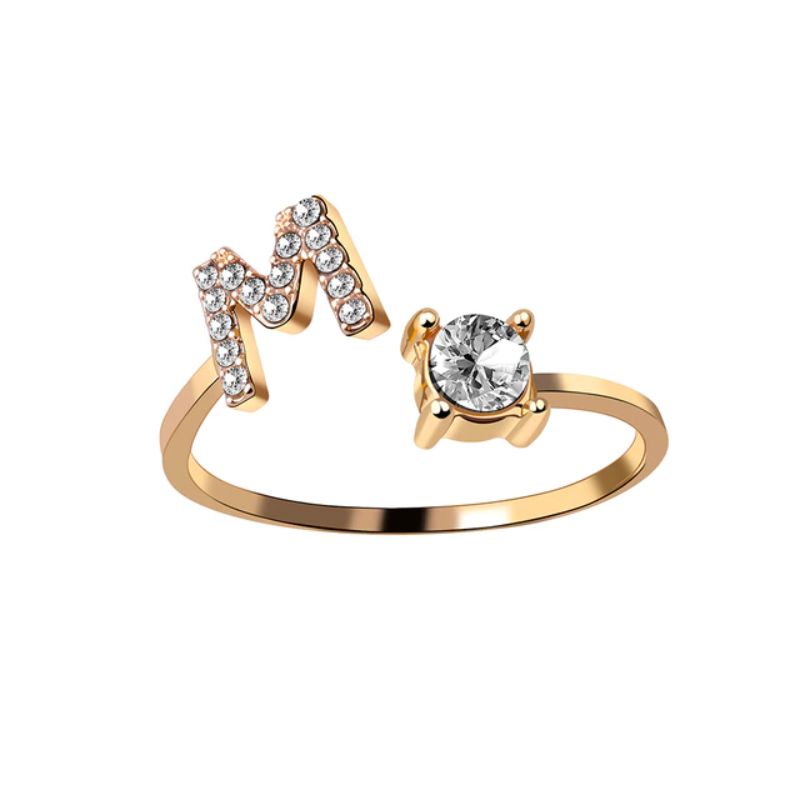 Nuestra Rose Éternelle avec Bague Initiale