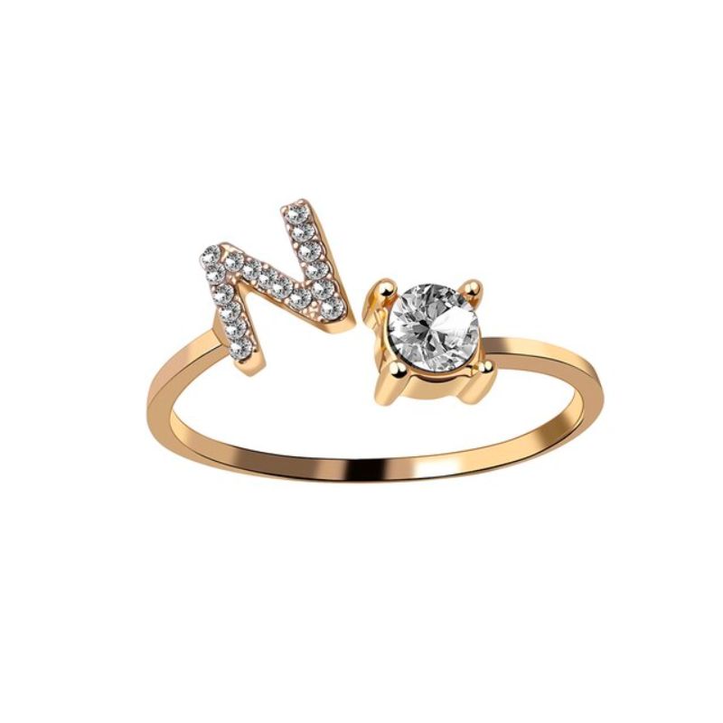 Nuestra Rose Éternelle avec Bague Initiale
