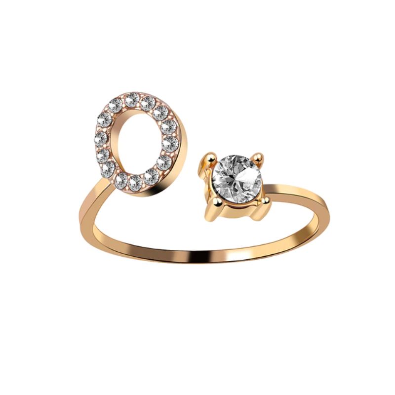 Nuestra Rose Éternelle avec Bague Initiale