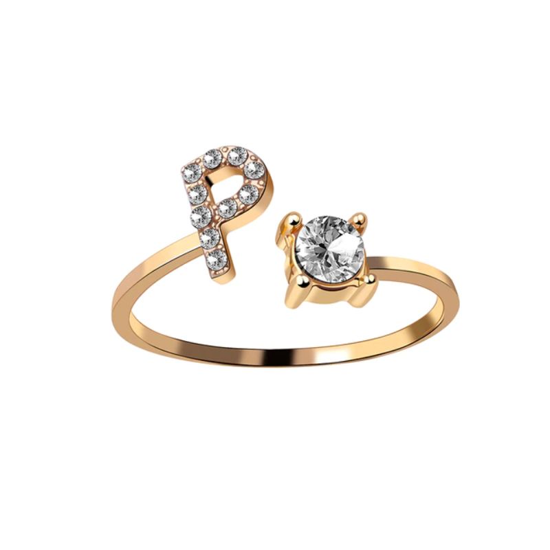 Nuestra Rose Éternelle avec Bague Initiale