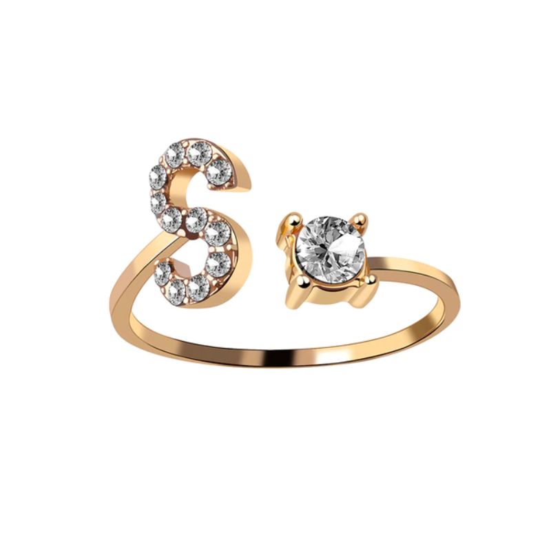 Nuestra Rose Éternelle avec Bague Initiale