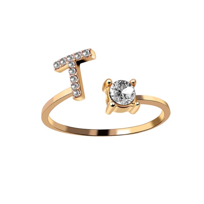Nuestra Rose Éternelle avec Bague Initiale