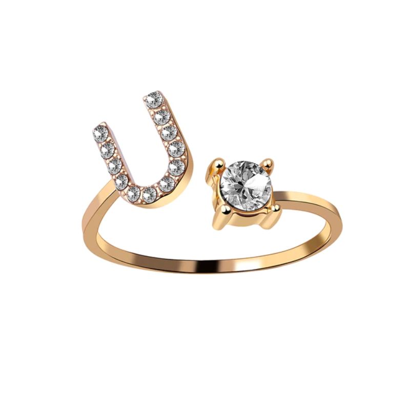 Nuestra Rose Éternelle avec Bague Initiale