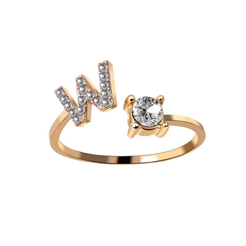 Nuestra Rose Éternelle avec Bague Initiale