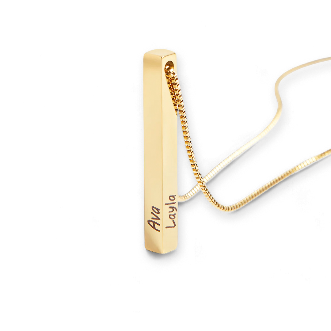Collar con barra de pilar de musa