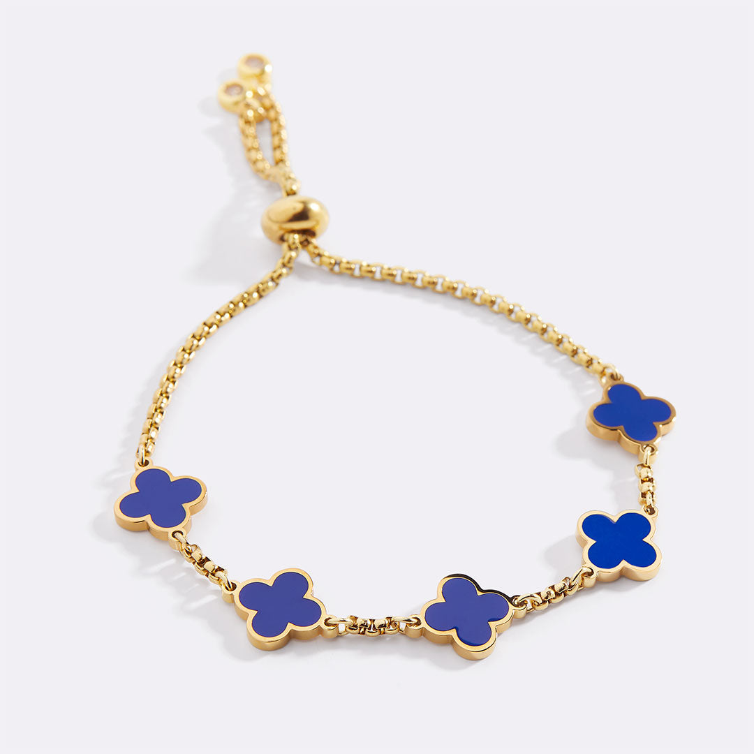 Pulsera esmaltada Trébol