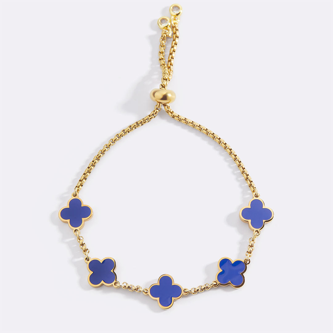 Pulsera esmaltada Trébol