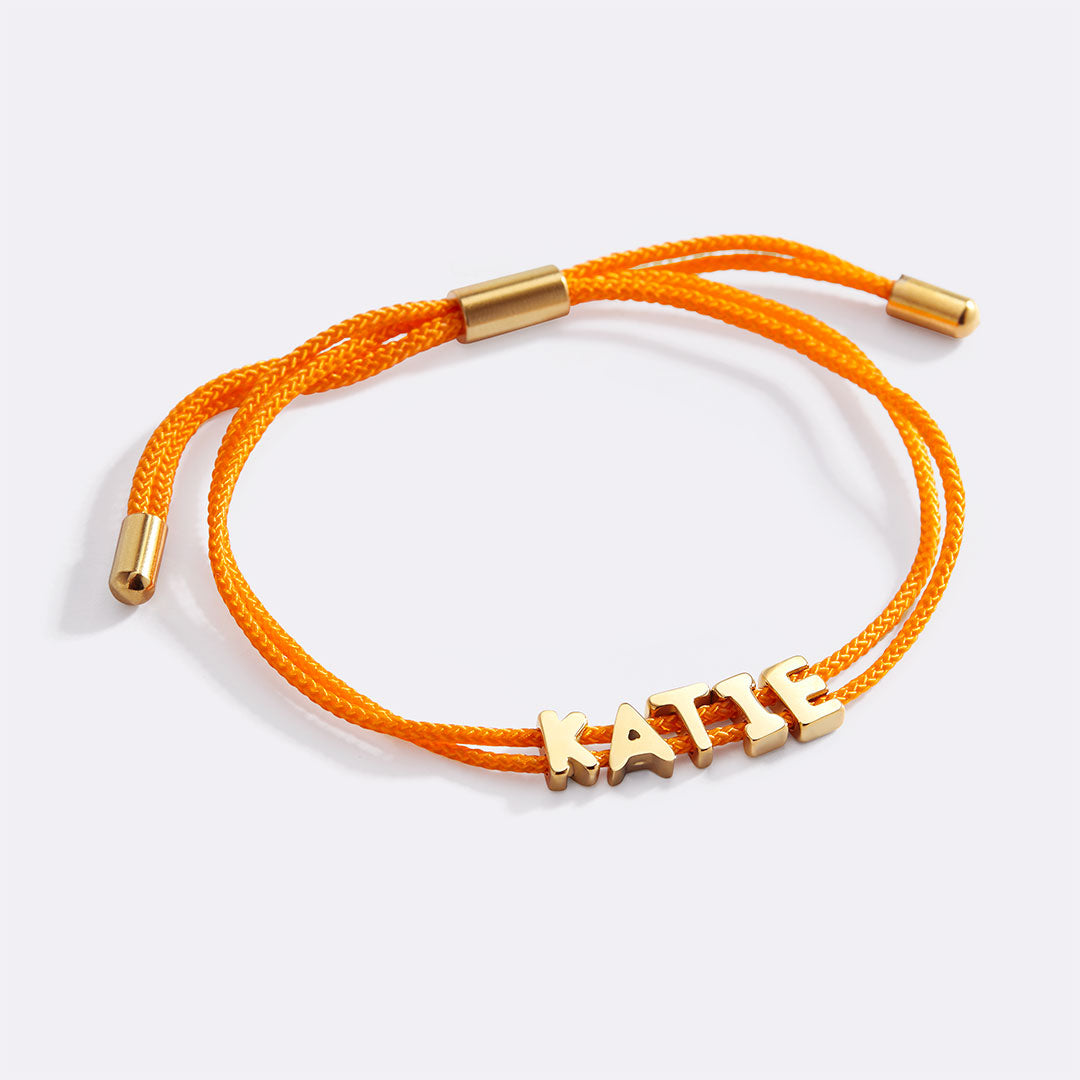 Pulsera personalizada ajustable con nombre
