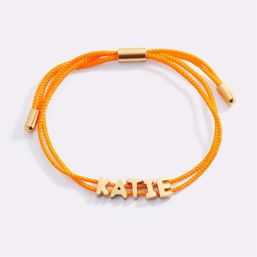 Pulsera personalizada ajustable con nombre